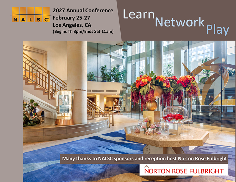 NALSC 2027 Annual Conference registration link